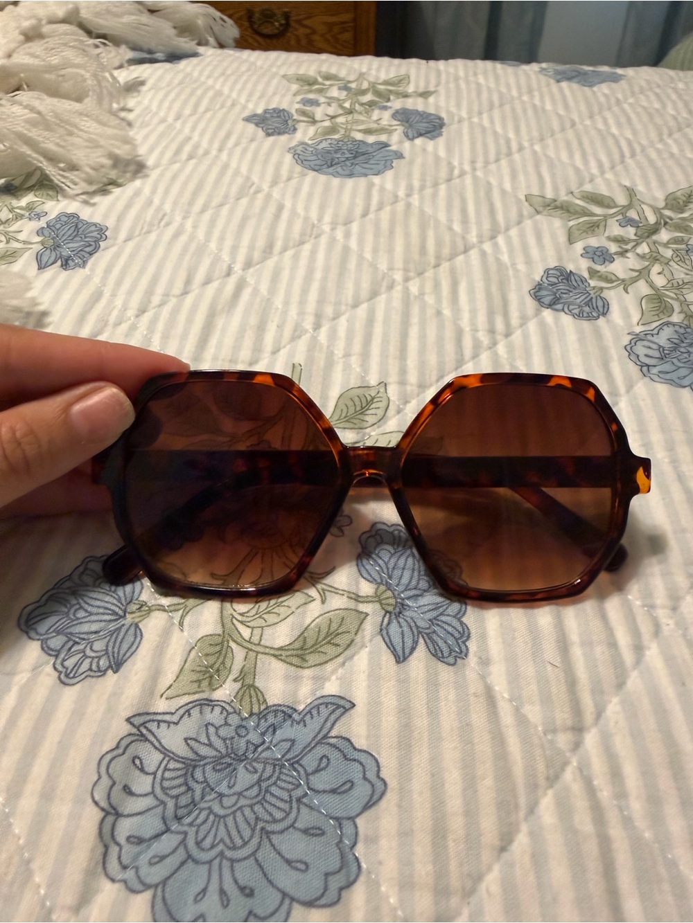 Nanette Lepore Tortoiseshell Sunglasses - Brown Lenses